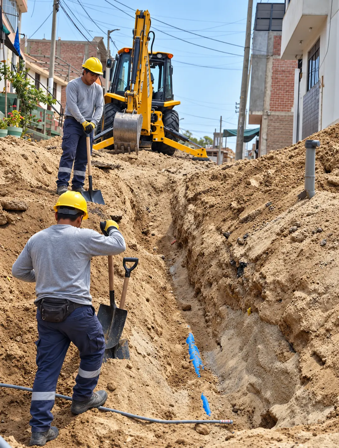 Obra INSTALACIÓN DE TUBERÍA HDPE Y SANEAMIENTO