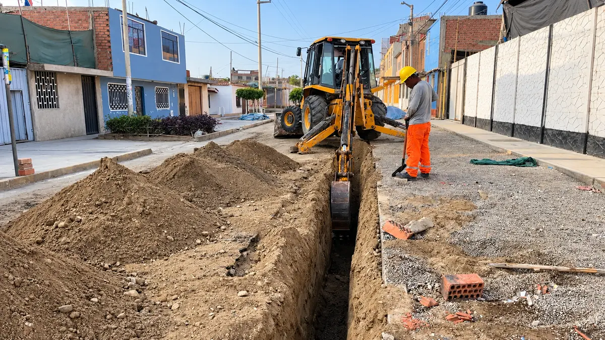 Obra INSTALACIÓN DE TUBERÍA HDPE Y SANEAMIENTO