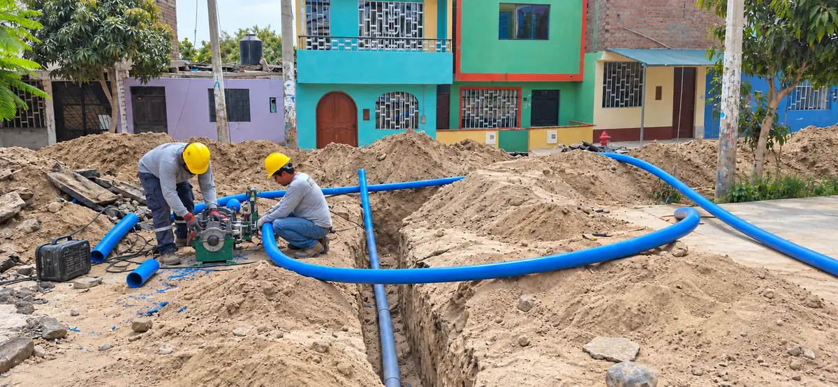 Obra INSTALACIÓN DE TUBERÍA HDPE Y SANEAMIENTO