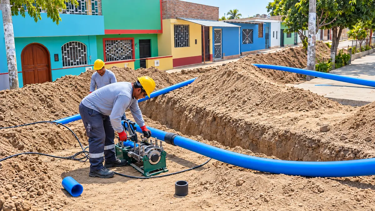 Obra INSTALACIÓN DE TUBERÍA HDPE Y SANEAMIENTO
