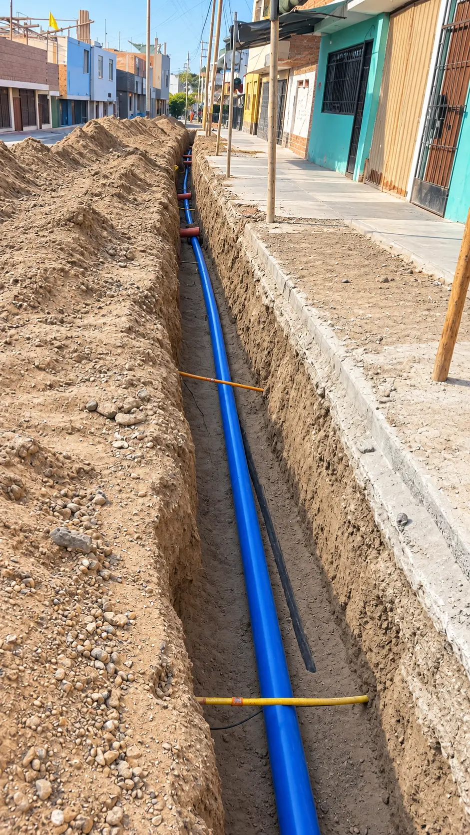 Obra INSTALACIÓN DE TUBERÍA HDPE Y SANEAMIENTO